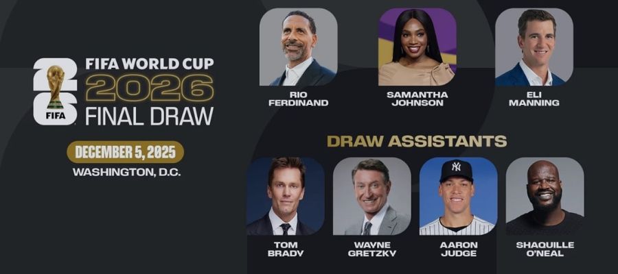 ФІФА оприлюднила імена спортсменів, які візьмуть участь у жеребкування ЧС-2026: легендомір зашкалює
