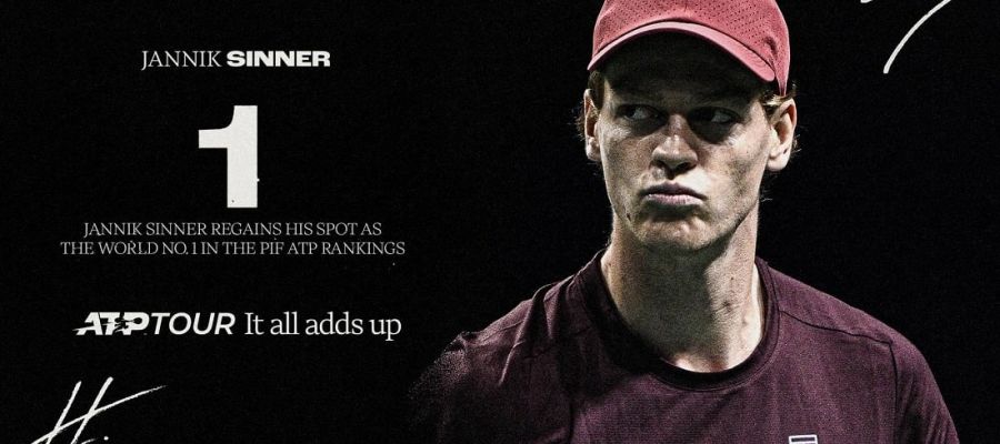 Теніс. Яннік Сіннер встановив історичний рекорд на Підсумковому чемпіонаті ATP: подробиці