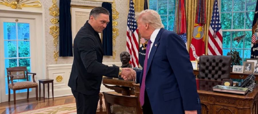 Важка вага в Овальному кабінеті: Усик провів несподівану зустріч із Трампом (фото)